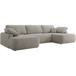 Narożnik CUBO U -  jasnoszary, struktura