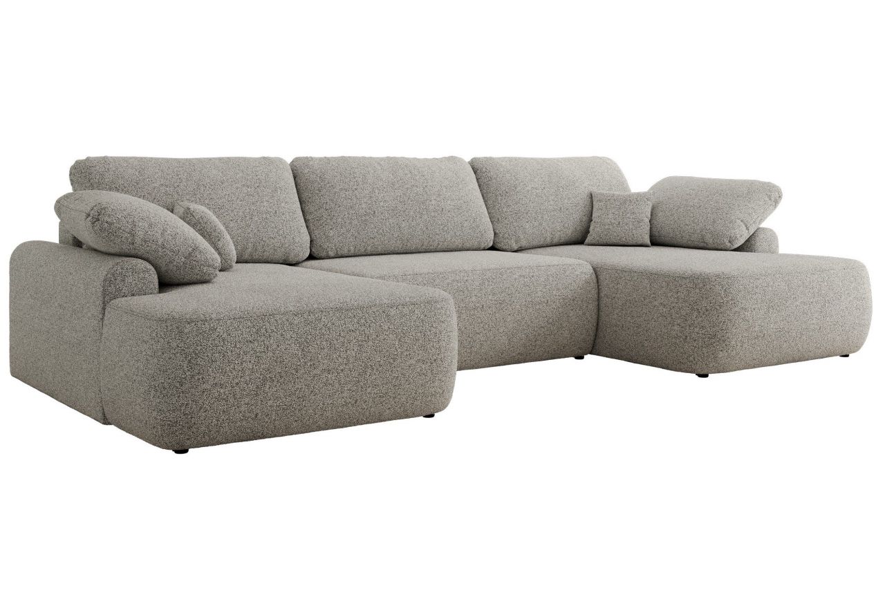 Narożnik CUBO U -  jasnoszary, struktura