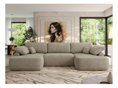 Narożnik CUBO U -  ciemnobeżowy, struktura