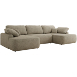 Narożnik CUBO U -  ciemnobeżowy, struktura