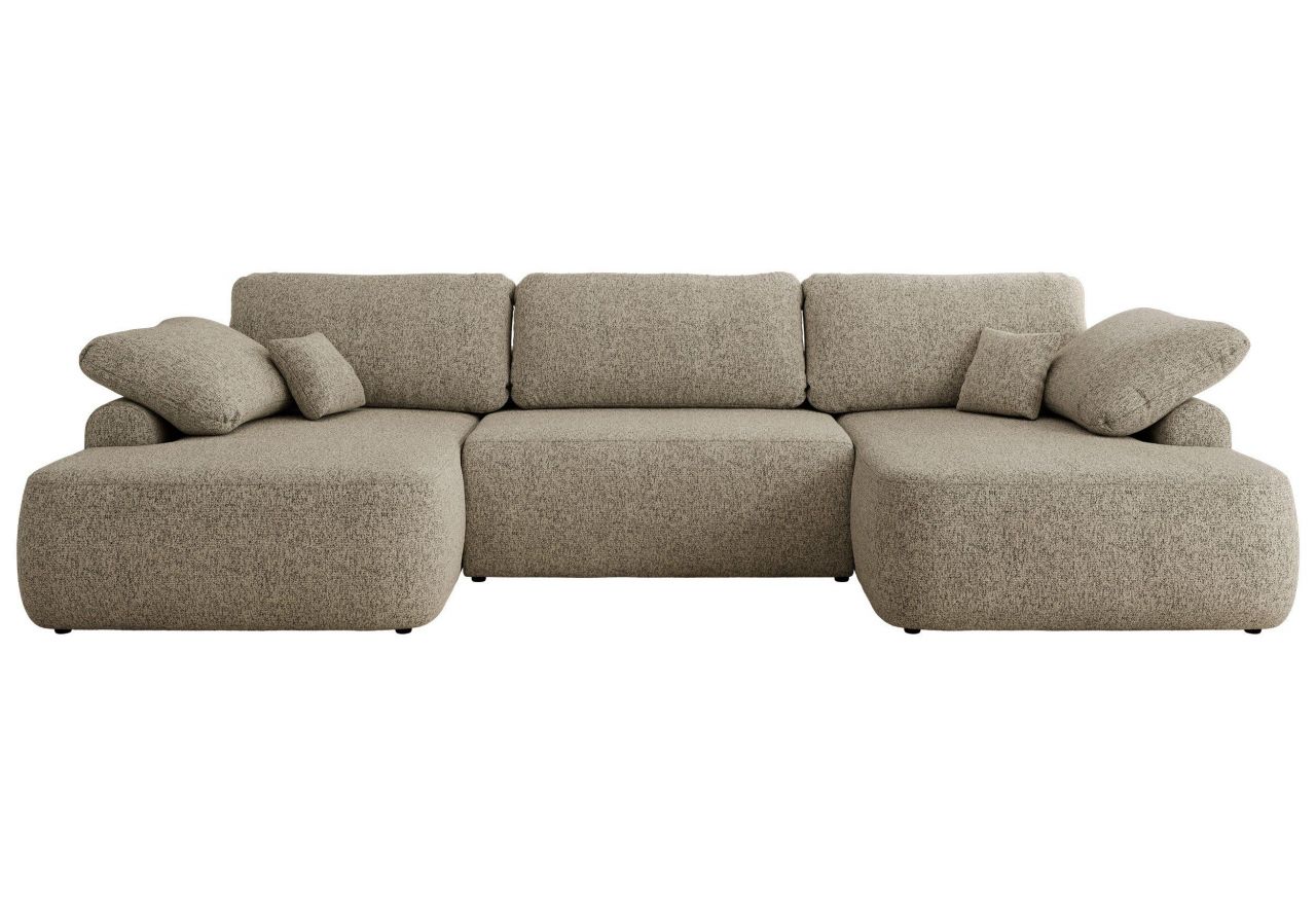 Narożnik CUBO U -  ciemnobeżowy, struktura