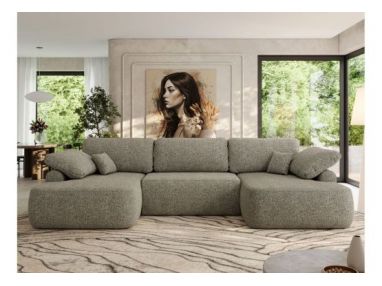 Narożnik CUBO U -  szary, struktura