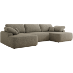 Narożnik CUBO U -  szary, struktura