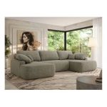 Narożnik CUBO U -  szary, struktura