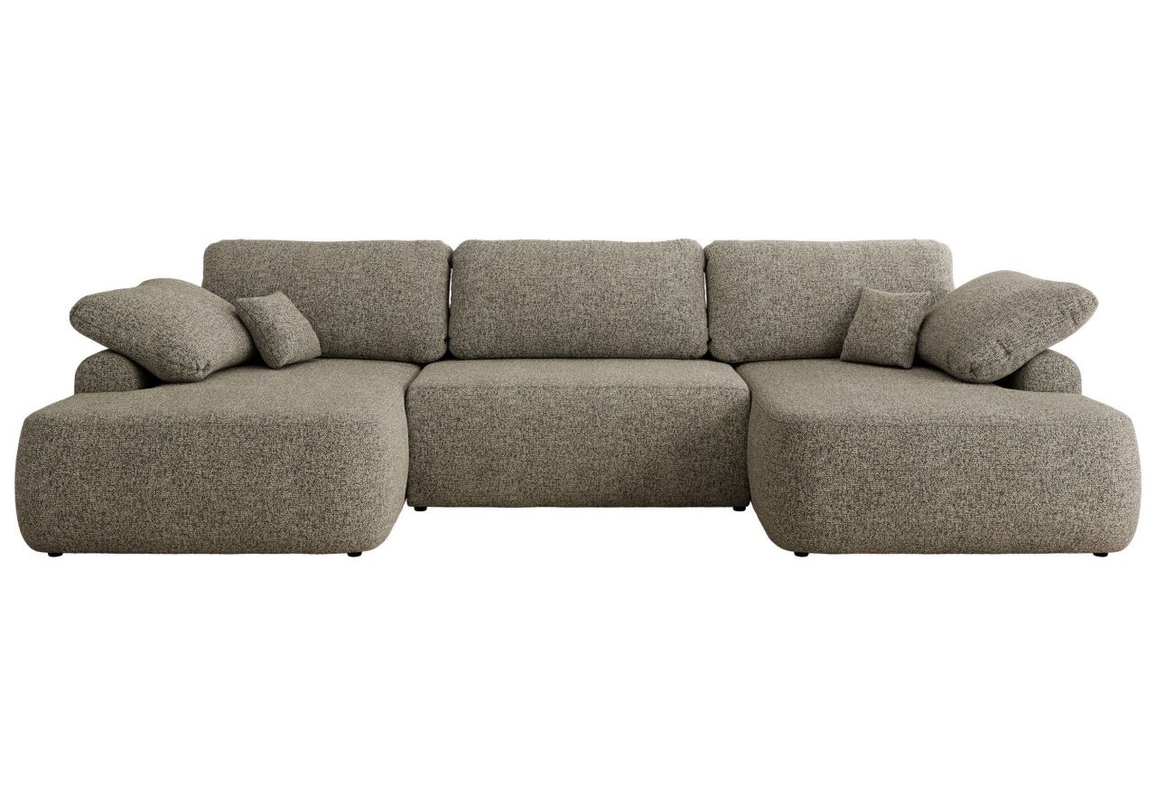 Narożnik CUBO U -  szary, struktura