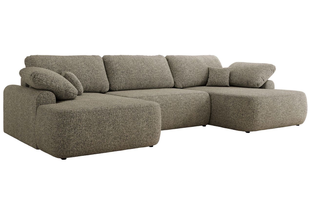 Narożnik CUBO U -  szary, struktura