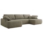 Narożnik CUBO U -  szary, struktura