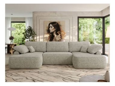 Narożnik CUBO U -  beżowy, struktura