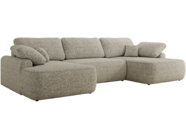 Narożnik CUBO U -  beżowy, struktura