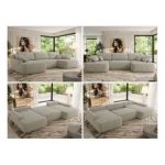 Narożnik CUBO U -  beżowy, struktura