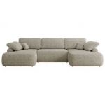 Narożnik CUBO U -  beżowy, struktura