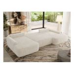 Narożnik CUBO U -  beżowy, sztruks