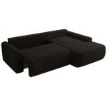 Narożnik CUBO L - strona prawa - czarny, boucle