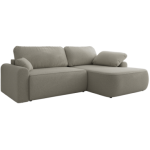 Narożnik CUBO L - strona prawa - jasnoszary, boucle