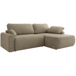 Narożnik CUBO L - strona prawa - ciemnobeżowy, struktura