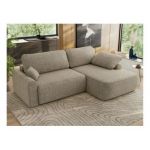 Narożnik CUBO L - strona prawa - ciemnobeżowy, struktura