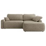 Narożnik CUBO L - strona prawa - ciemnobeżowy, struktura