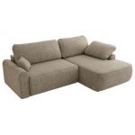 Narożnik CUBO L - strona prawa - ciemnobeżowy, struktura