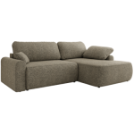 Narożnik CUBO L - strona prawa - szary, struktura