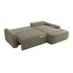 Narożnik CUBO L - strona prawa - szary, struktura