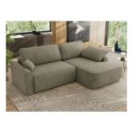 Narożnik CUBO L - strona prawa - szary, struktura