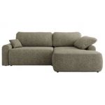 Narożnik CUBO L - strona prawa - szary, struktura