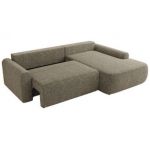 Narożnik CUBO L - strona prawa - szary, struktura