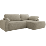 Narożnik CUBO L - strona prawa - beżowy, struktura