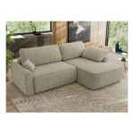 Narożnik CUBO L - strona prawa - beżowy, struktura