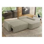 Narożnik CUBO L - strona prawa - beżowy, struktura