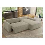 Narożnik CUBO L - strona prawa - beżowy, struktura