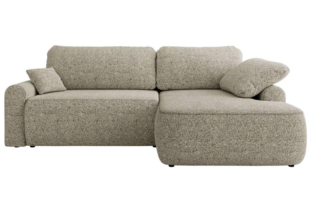 Narożnik CUBO L - strona prawa - beżowy, struktura