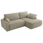 Narożnik CUBO L - strona prawa - beżowy, struktura