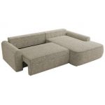 Narożnik CUBO L - strona prawa - beżowy, struktura