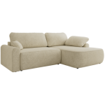 Narożnik CUBO L - strona prawa - kremowy, struktura