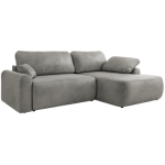 Narożnik CUBO L - strona prawa - jasnoszary, welwet