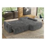 Narożnik CUBO L - strona prawa - szary, sztruks