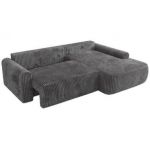 Narożnik CUBO L - strona prawa - szary, sztruks