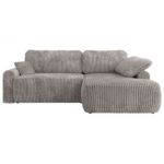 Narożnik CUBO L - strona prawa - jasnoszary, sztruks