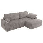 Narożnik CUBO L - strona prawa - jasnoszary, sztruks