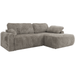 Narożnik CUBO L - strona prawa - jasnobrązowy, sztruks