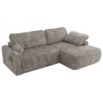 Narożnik CUBO L - strona prawa - jasnobrązowy, sztruks