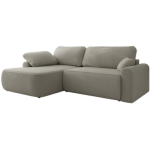 Narożnik CUBO L - strona lewa - jasnoszary, boucle