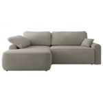 Narożnik CUBO L - strona lewa - jasnoszary, boucle