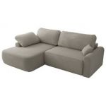 Narożnik CUBO L - strona lewa - jasnoszary, boucle