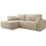 Narożnik CUBO L - strona lewa - beżowy, boucle