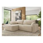 Narożnik CUBO L - strona lewa - beżowy, boucle