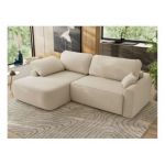 Narożnik CUBO L - strona lewa - beżowy, boucle