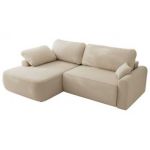 Narożnik CUBO L - strona lewa - beżowy, boucle