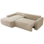 Narożnik CUBO L - strona lewa - beżowy, boucle